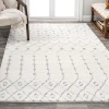 Jonathany Santa Theresa SNT105B Cream/Gray Area Rug 5 ft. 3 in. X 7 ft. 7 in. Rectangle
