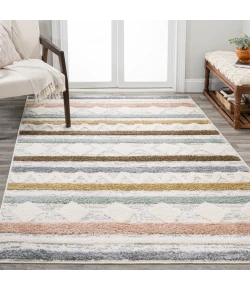 Jonathany Santa Theresa SNT106A Multi/Cream Area Rug 3 ft. X 5 ft. Rectangle