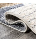 Aileen Geometric Scandi Colorblock Carved Multi 2 ft. x 8 ft. Runner Rug