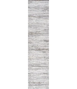 Jonathany Silk Orchid SOR200A Gray/Black Area Rug 2 ft. X 10 ft. Runner