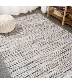 Jonathany Silk Orchid SOR200A Gray/Black Area Rug 7 ft. 8 in. X 10 ft. Rectangle