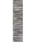 Loom Modern Strie' Black/Gray 2 ft. x 8 ft. Runner Rug