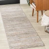 Jonathany Silk Orchid SOR200D Beige/Gray Area Rug 2 ft. X 8 ft. Runner