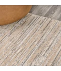 Loom Modern Strie' Beige/Gray 2 ft. x 8 ft. Runner Rug