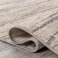 Loom Modern Strie' Beige/Gray 2 ft. x 8 ft. Runner Rug