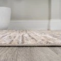 Loom Modern Strie' Beige/Gray 2 ft. x 8 ft. Runner Rug
