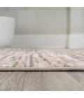 Loom Modern Strie' Beige/Gray 2 ft. x 8 ft. Runner Rug