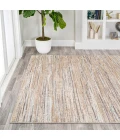 Loom Modern Strie' Beige/Gray 3 ft. x 5 ft. Area Rug