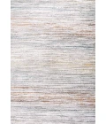 Loom Modern Strie' Gray/Blue/Orange 3 ft. x 5 ft. Area Rug