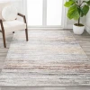 Jonathany Silk Orchid SOR200E Gray/Blue/Orange Area Rug 7 ft. 9 in. X 10 ft. Rectangle