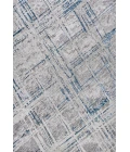Slant Modern Abstract Gray/Blue 3 ft. x 5 ft. Area Rug