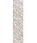 Slant Modern Abstract Beige/Gray 2 ft. x 8 ft. Runner Rug