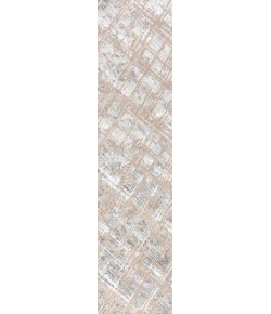 Jonathany Silk Orchid SOR201C Beige/Gray Area Rug 2 ft. X 8 ft. Runner