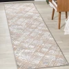 Jonathany Silk Orchid SOR201C Beige/Gray Area Rug 2 ft. X 8 ft. Runner