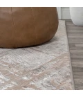Slant Modern Abstract Beige/Gray 8 ft. x 10 ft. Area Rug