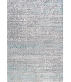 Jonathany Silk Orchid SOR202A Gray/Turquoise Area Rug 4 ft. X 6 ft. Rectangle