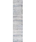 Tidal Modern Strie' Gray/Blue 2 ft. x 8 ft. Runner Rug