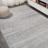 Jonathany Silk Orchid SOR202B Gray/Blue Area Rug 5 ft. X 8 ft. Rectangle
