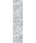 Swirl Marbled Abstract Gray/Turquoise 2 ft. x 10 ft. Runner Rug