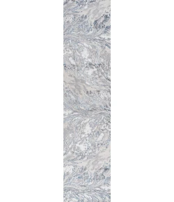 Jonathany Silk Orchid SOR203B Gray/Blue Area Rug 2 ft. X 10 ft. Runner