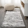 Jonathany Silk Orchid SOR203C Gray/Black Area Rug 2 ft. X 8 ft. Runner