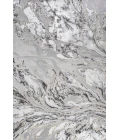 Swirl Marbled Abstract Gray/Black 5 ft. x 8 ft. Area Rug