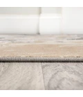 Swirl Marbled Abstract Beige/Ivory 2 ft. x 8 ft. Runner Rug