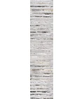 Batten Modern Stripe Gray/Black 2 ft. x 10 ft. Runner Rug