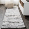 Jonathany Silk Orchid SOR204B Gray/Black Area Rug 2 ft. X 8 ft. Runner