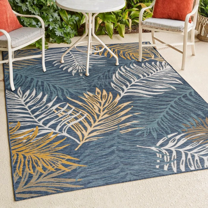 Jonathan Y SAVANNAH Blue SVH108A 3ft.-3in. X 5ft. Rect. Rug
