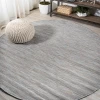 Jonathany Tuscan Sun Collection TSN100A Gray Area Rug 6 ft. 7 in. X 6 ft. 7 in. Round