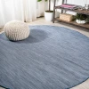 Jonathany Tuscan Sun Collection TSN100B Blue Area Rug 6 ft. 7 in. X 6 ft. 7 in. Round