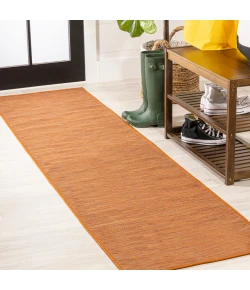 Jonathany Tuscan Sun Collection TSN100C Orange Area Rug 2 ft. 2 in. X 8 ft. Runner