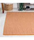 Ethan Modern Flatweave Solid Orange 8 ft. x 10 ft. Indoor/Outdoor Area Rug