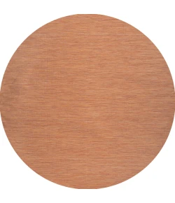 Jonathany Tuscan Sun Collection TSN100C Orange Area Rug 6 ft. 7 in. X 6 ft. 7 in. Round