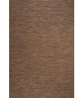 Ethan Modern Flatweave Solid Brown 9 ft. x 12 ft. Indoor/Outdoor Area Rug