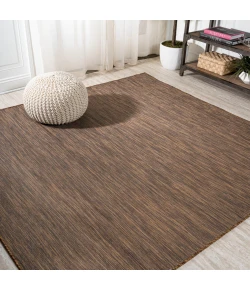 Jonathany Tuscan Sun Collection TSN100D Brown Area Rug 6 ft. 7 in. X 6 ft. 7 in. Square