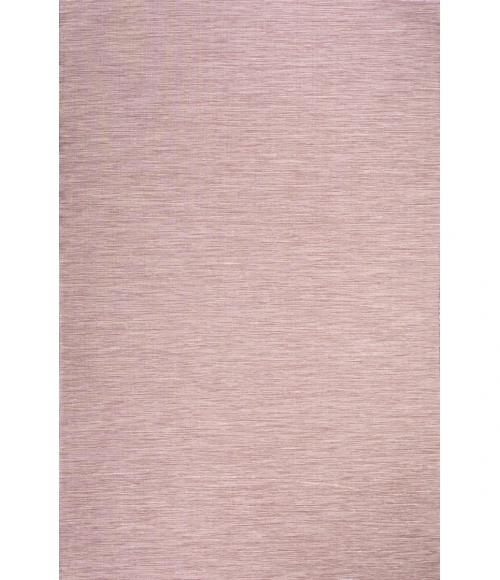 Ethan Modern Flatweave Solid Pink 3 ft. x 5 ft. Indoor/Outdoor Area Rug