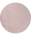 Ethan Modern Flatweave Solid Pink 6' Round Indoor/Outdoor Area Rug