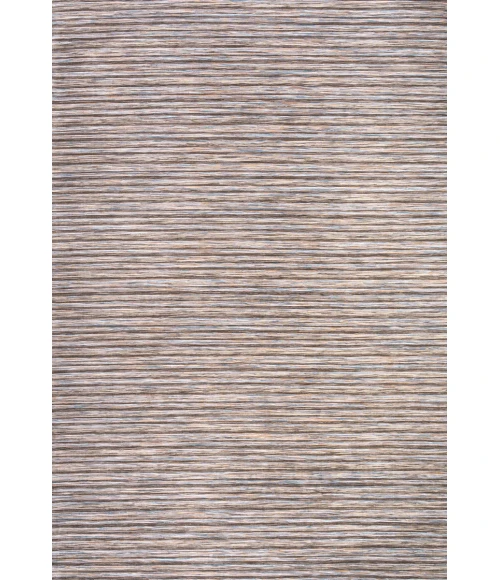 Finn Modern Farmhouse Pinstripe Dark Gray/Blue 4 ft. x 6 ft. Indoor/Outdoor Area Rug
