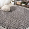Jonathany Tuscan Sun Collection TSN102A Dark Gray/Blue Area Rug 6 ft. 7 in. X 6 ft. 7 in. Round
