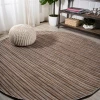 Jonathany Tuscan Sun Collection TSN102B Brown/Natural Area Rug 6 ft. 7 in. X 6 ft. 7 in. Round
