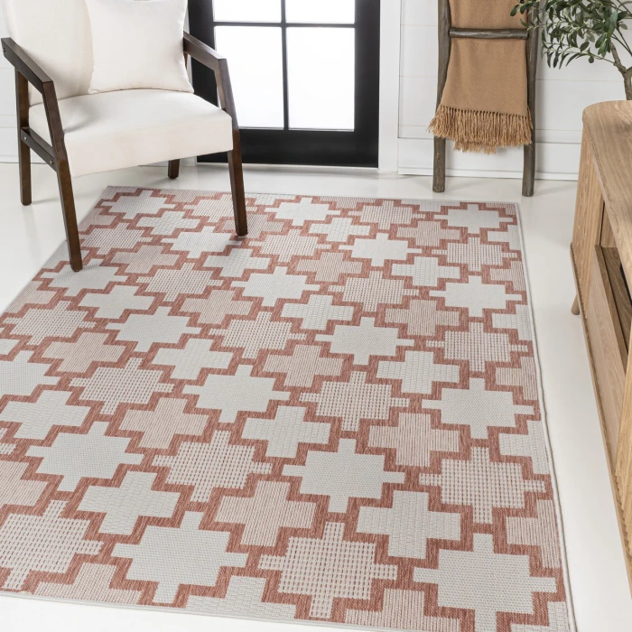 Jonathan Y TUSCAN SUN COLLECTION Pink TSN200A 5ft.3in. X 7ft.7in. Rect. Rug