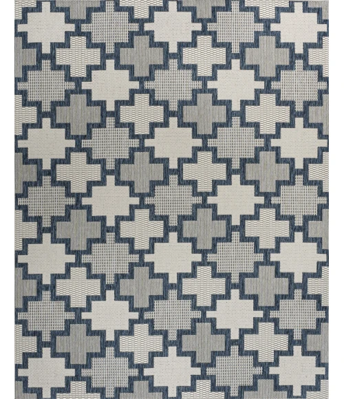 Jonathan Y TUSCAN SUN COLLECTION Blue TSN200B 2ft.-11in. X 4ft.-11in. Rect. Rug
