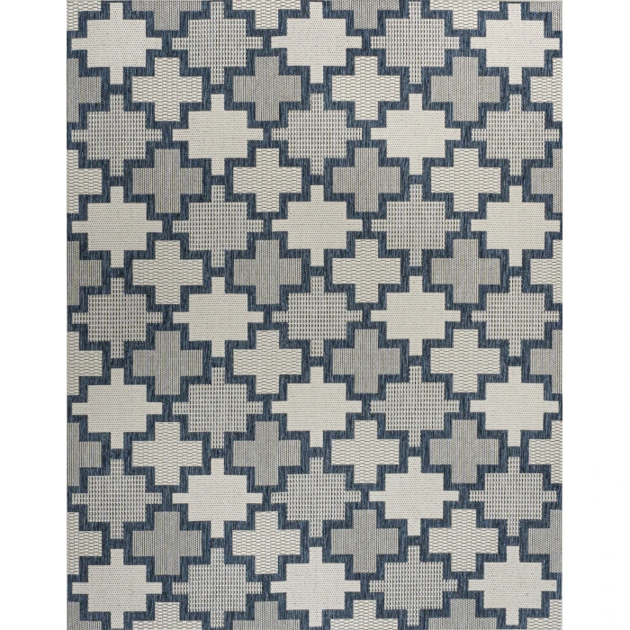 Jonathan Y TUSCAN SUN COLLECTION Blue TSN200B 5ft.3in. X 7ft.7in. Rect. Rug