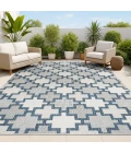 Jonathan Y TUSCAN SUN COLLECTION Blue TSN200B 2ft.-11in. X 4ft.-11in. Rect. Rug