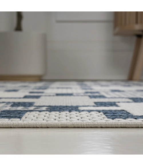 Jonathan Y TUSCAN SUN COLLECTION Blue TSN200B 2ft.-11in. X 4ft.-11in. Rect. Rug