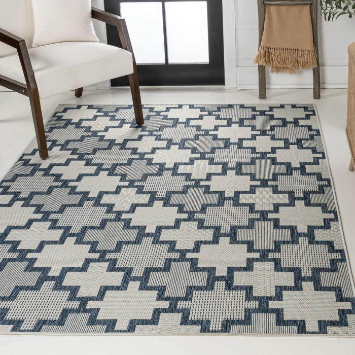 Jonathan Y TUSCAN SUN COLLECTION Blue TSN200B 5ft.3in. X 7ft.7in. Rect. Rug