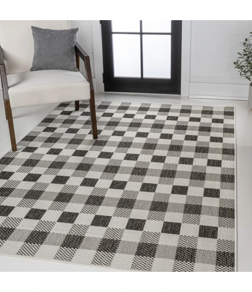 Jonathan Y TUSCAN SUN COLLECTION Black TSN202A 7ft.-10in. X 10ft. Rect. Rug