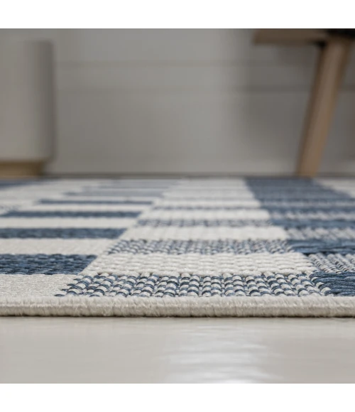 Jonathan Y TUSCAN SUN COLLECTION Blue TSN201C 2ft.-11in. X 4ft.-11in. Rect. Rug